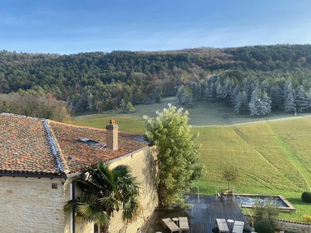 Clos De Mont July, Chambres Avec Vue Et Terrasse Dans Demeure Historique Ceyzeriat Exterior foto