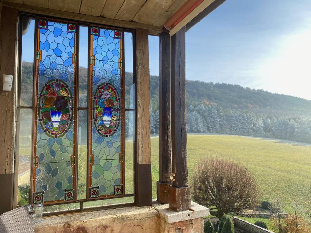 Clos De Mont July, Chambres Avec Vue Et Terrasse Dans Demeure Historique Ceyzeriat Exterior foto